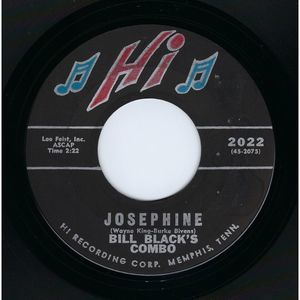 Bill Black's Combo ‎45 Josephine / Dry Bones on HI VG+ Rock